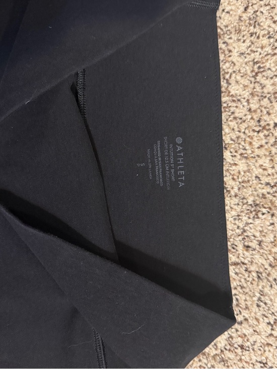 Athleta Black Performance Bike Shorts - Picture 3 of 3